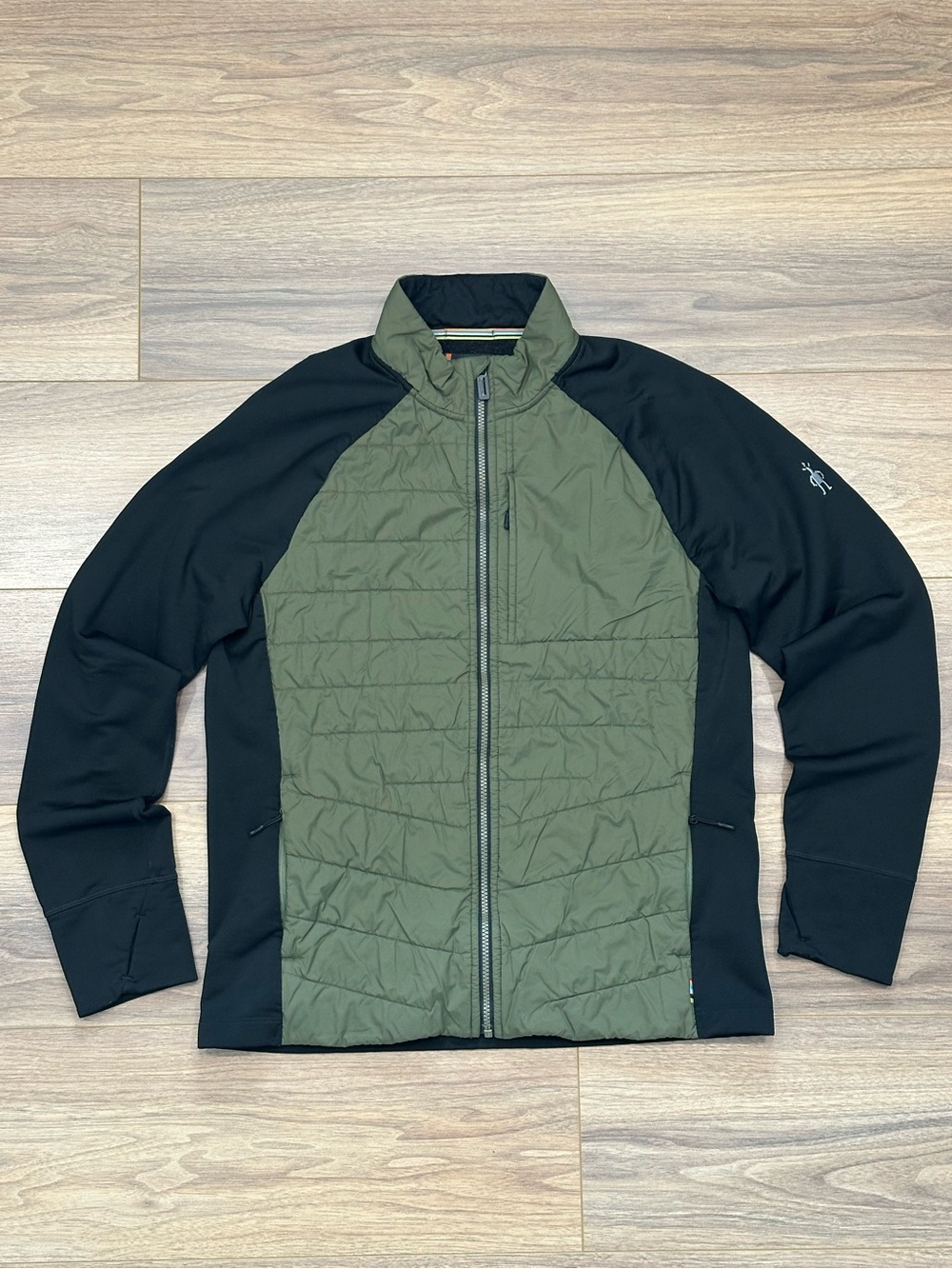 Smartwool Smartloft Jacket in Green/Black Size Large